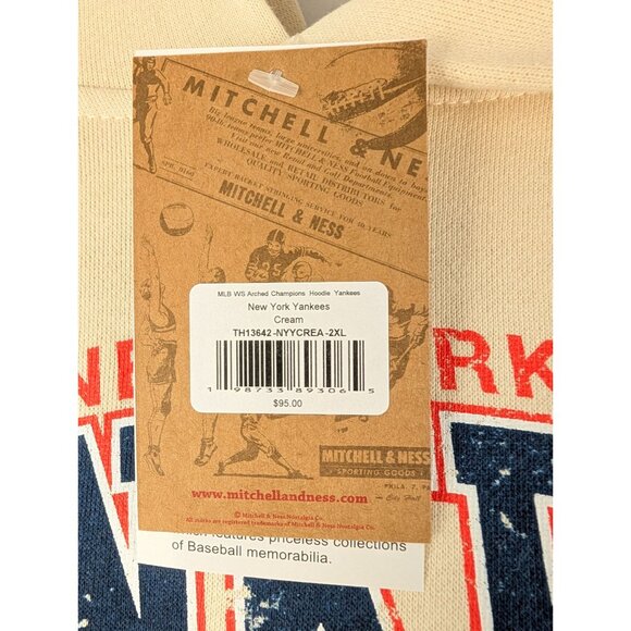 New York Yankees Sweatshirt Mens 2XL 1996 World Series Champions Hoodie NWT $95 - Picture 4 of 9
